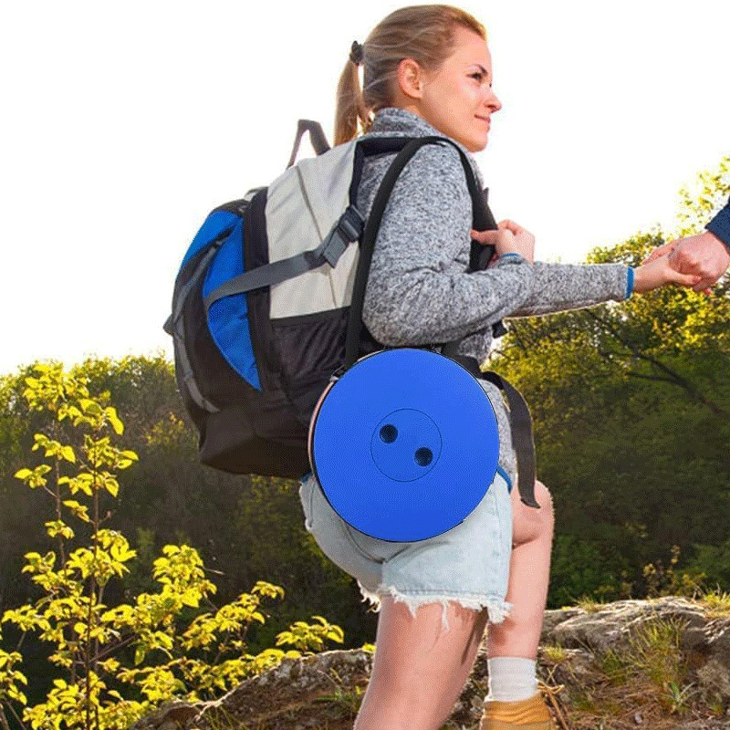 Tabouret De Plage Et De Camping Pliable Bleu en Tunisie