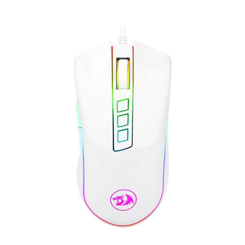 Souris Gamer Redragon Cobra M711 RGB Blanc En Tunisie Souris Gamer Redragon Cobra M711 RGB Blanc En Tunisie