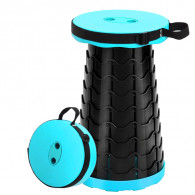 Tabouret De Plage Et De Camping Pliable Bleu Ciel en Tunisie
