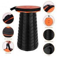 Tabouret De Plage Et De Camping Pliable Orange en Tunisie Tabouret De Plage Et De Camping Pliable Orange en Tunisie