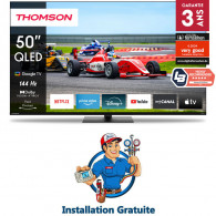 TV Thomson 50" 50QG7C14 QLED Plus Google Tv Noir en Tunisie