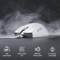 Souris Gamer Redragon K1NG 8k M996 Blanc En Tunisie