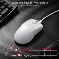 Souris Gamer Redragon K1NG 8k M996 Blanc En Tunisie Souris Gamer Redragon K1NG 8k M996 Blanc En Tunisie