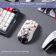 Souris Gamer Sans Fil Redragon K1NG AK PRO M916AK Blanc En Tunisie Souris Gamer Sans Fil Redragon K1NG AK PRO M916AK Blanc En Tunisie