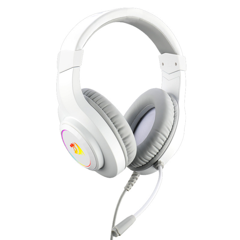 Micro Casque Gamer Redragon Hylas RGB Blanc En Tunisie