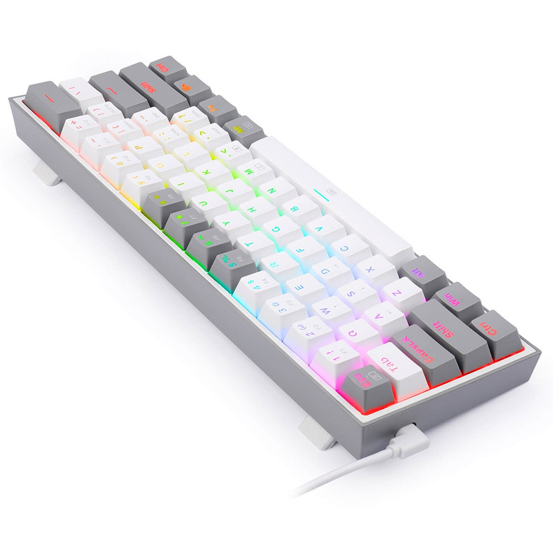 Clavier Gamer Mécanique Redragon Fizz K617 RGB Blanc en Tunisie