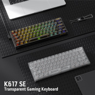 Clavier Gamer Mécanique Redragon Fizz K617 RGB Transparent en Tunisie Clavier Gamer Mécanique Redragon Fizz K617 RGB Transparent en Tunisie