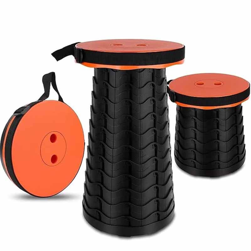 Tabouret De Plage Et De Camping Pliable Orange en Tunisie Tabouret De Plage Et De Camping Pliable Orange en Tunisie