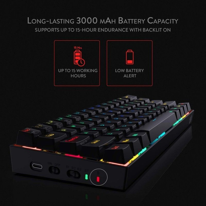 Clavier Gamer Redragon Draconic K530 Pro RGB Noir en Tunisie