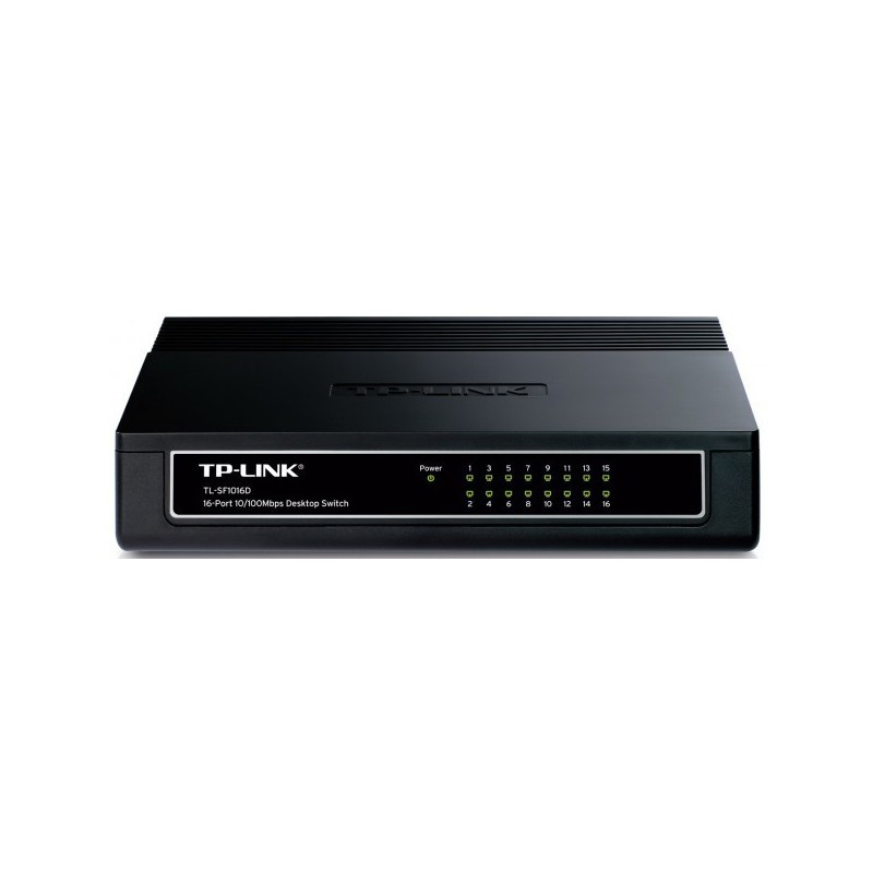 Switch TP-LINK TL-SF1016D 16 ports 10/100 Mbps Switch TP-LINK TL-SF1016D 16 ports 10/100 Mbps