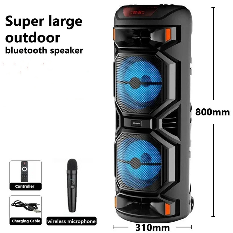 Haut Parleur Bluetooth ZQS 8221 40W Avec Micro Noir en Tunisie