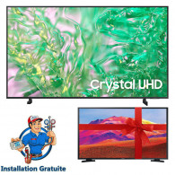 TV Samsung DU8000 85" 4k Crystal UHD Smart Noir en Tunisie