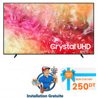 TV Samsung DU7000 75" 4k Crystal UHD Smart Noir en Tunisie