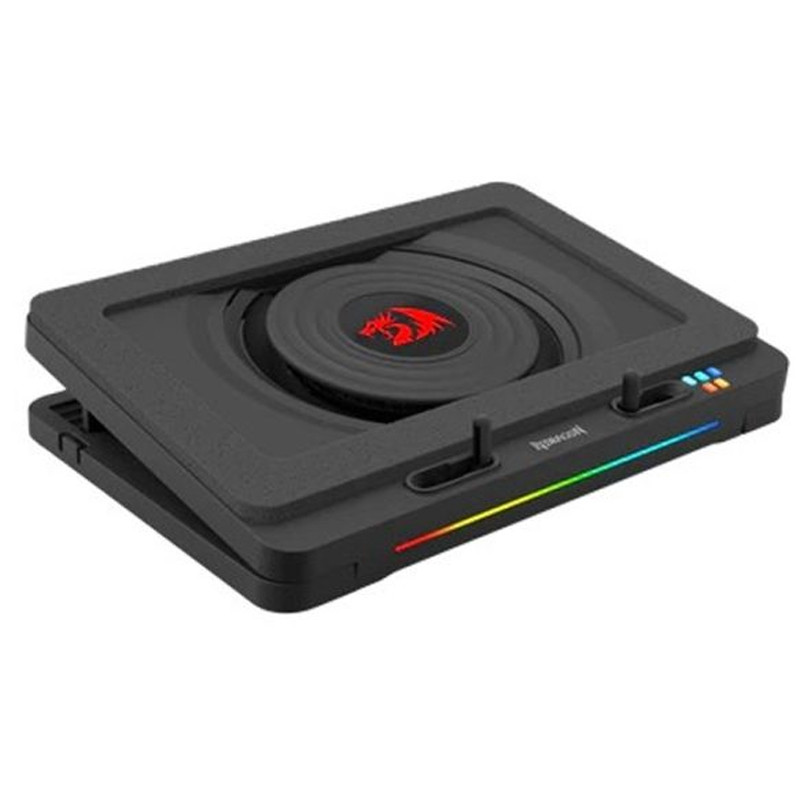 Support de Refroidissement Pour Ordinateur Portable Redragon Windseeker GCP512 Noir En Tunisie