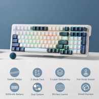 Clavier Gamer Redragon Eisa Pro K686WB RGB Blanc
