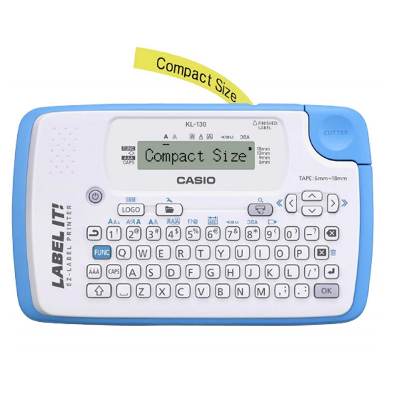 Étiqueteuse CASIO KL-130 12 Chiffres Avec Écran LCD 1 ligne en Tunisie Étiqueteuse CASIO KL-130 12 Chiffres Avec Écran LCD 1 ligne en Tunisie