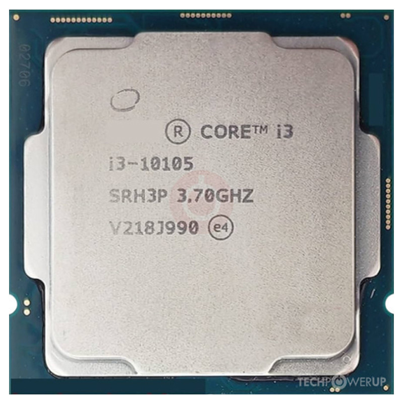 Processeur Intel Core i3-10105 4.4 GHz LGA 1200 Tray