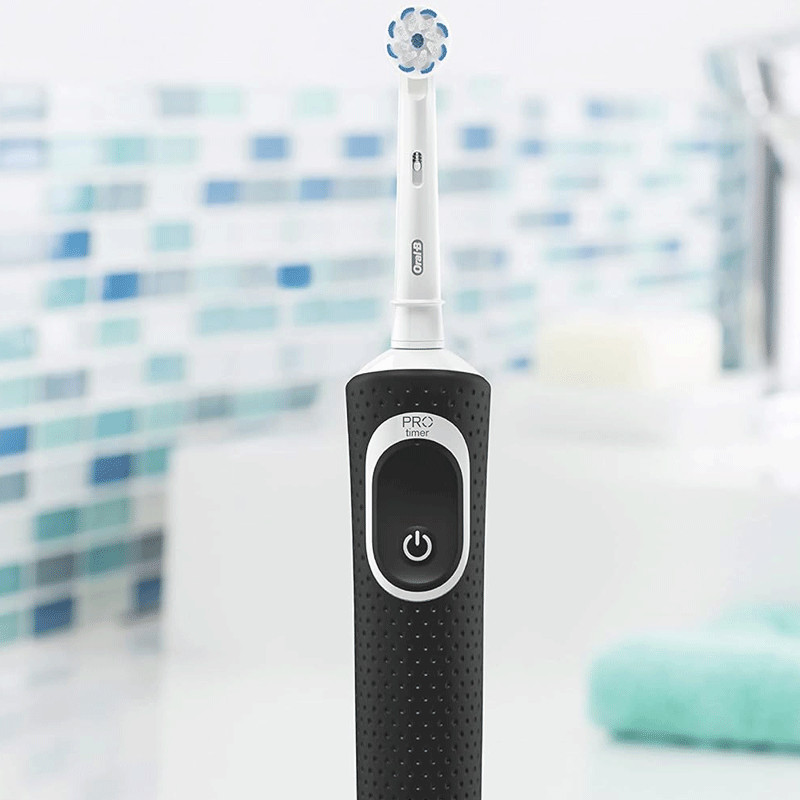Brosse À Dents Électrique Oral-B Sensitive D100-413-1-N Noir en Tunisie
