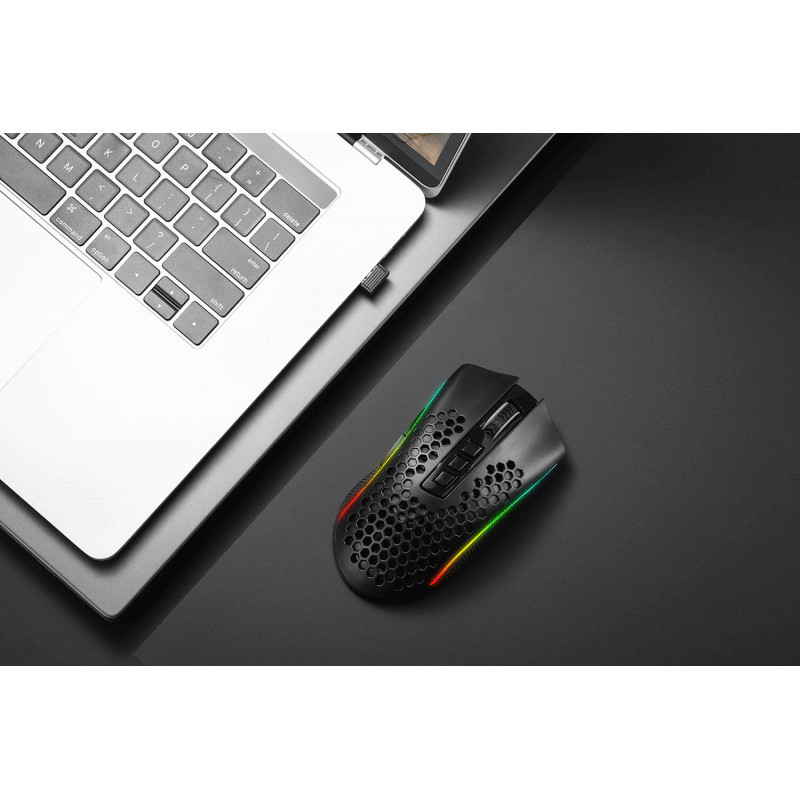 Souris Gamer Sans Fil Redragon Storm Pro M808 Noir en Tunisie