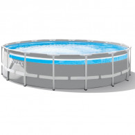 Piscine Intex Clearview Ronde 4.88 x 1.22 m Gris