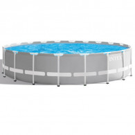 Piscine Tubulaire Intex Prism Frame Ronde 5.49 x 1.22 m Gris