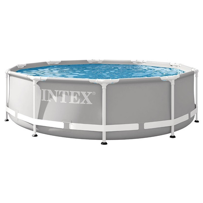 Piscine Tubulaire Intex Prism Frame Ronde Ø 3.05 x H 0.76 m Gris En Tunisie