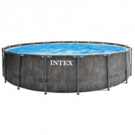 Piscine Tubulaire Intex Baltik 26744 Ronde 5.49 x 1.22 m - Gris