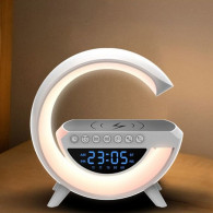 Haut Parleur Bluetooth 4en1 3401 LED Avec Chargeur Sans Fil Blanc en Tunisie Haut Parleur Bluetooth 4en1 3401 LED Avec Chargeur Sans Fil Blanc en Tunisie