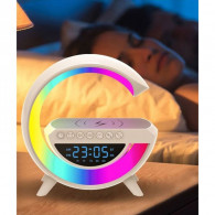 Haut Parleur Bluetooth 4en1 3401 LED Avec Chargeur Sans Fil Blanc en Tunisie Haut Parleur Bluetooth 4en1 3401 LED Avec Chargeur Sans Fil Blanc en Tunisie
