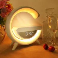 Haut Parleur Bluetooth 4en1 3401 LED Avec Chargeur Sans Fil Blanc en Tunisie Haut Parleur Bluetooth 4en1 3401 LED Avec Chargeur Sans Fil Blanc en Tunisie
