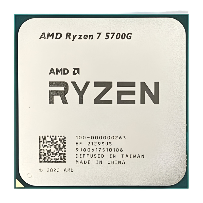 Processeur AMD Ryzen 7 5700G Tray En Tunisie Processeur AMD Ryzen 7 5700G Tray En Tunisie