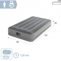 Matelas Gonflable Intex Dura Beam Standard avec pompe 1 Personne Gris en Tunisie Matelas Gonflable Intex Dura Beam Standard avec pompe 1 Personne Gris en Tunisie