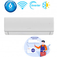 Climatiseur Gree Inverter Smart Tropicalisé 24000 BTU Chaud Froid Blanc