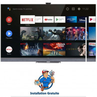 Téléviseur Mini LED TCL 55C825 55" UHD Android Smart Noir