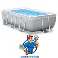 Piscine Tubulaire Intex Prism Frame Rectangulaire 3 x 1.75 x 0.8 m Avec Pompe En Tunisie