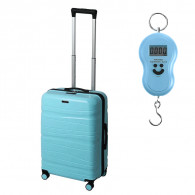 Valise Incassable Titou Petit Modèle - Bleu Chewing-gum