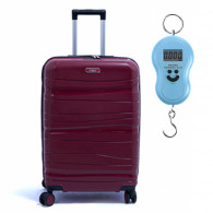 Valise Incassable Titou Avec Roues Démontables Petit Modèle - Rouge Bordeaux