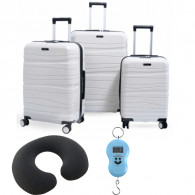 Set De Trois Valises Titou Avec Afficheur Gris en Tunisie