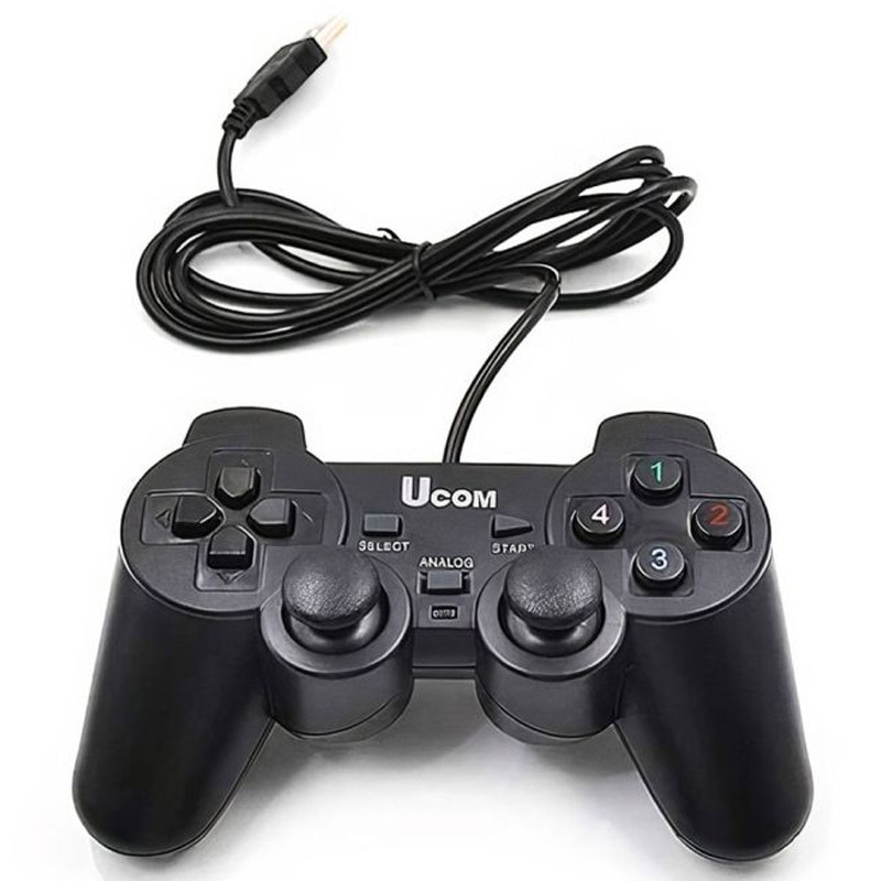 Manette De Jeux Ucom UCOM-208 Noir En Tunisie Manette De Jeux Ucom UCOM-208 Noir En Tunisie
