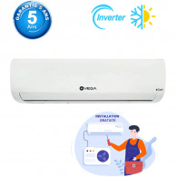 Climatiseur Vega Icool Inverter 12000 BTU Chaud Froid 12HCBW1T1T1E
