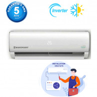 Climatiseur Westpoint Inverter 12000 BTU Chaud & Froid Blanc