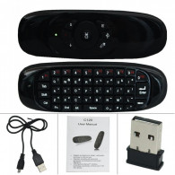 Air Mouse Sans Fil Avec Clavier Rechargeable Noir En Tunisie Air Mouse Sans Fil Avec Clavier Rechargeable Noir En Tunisie