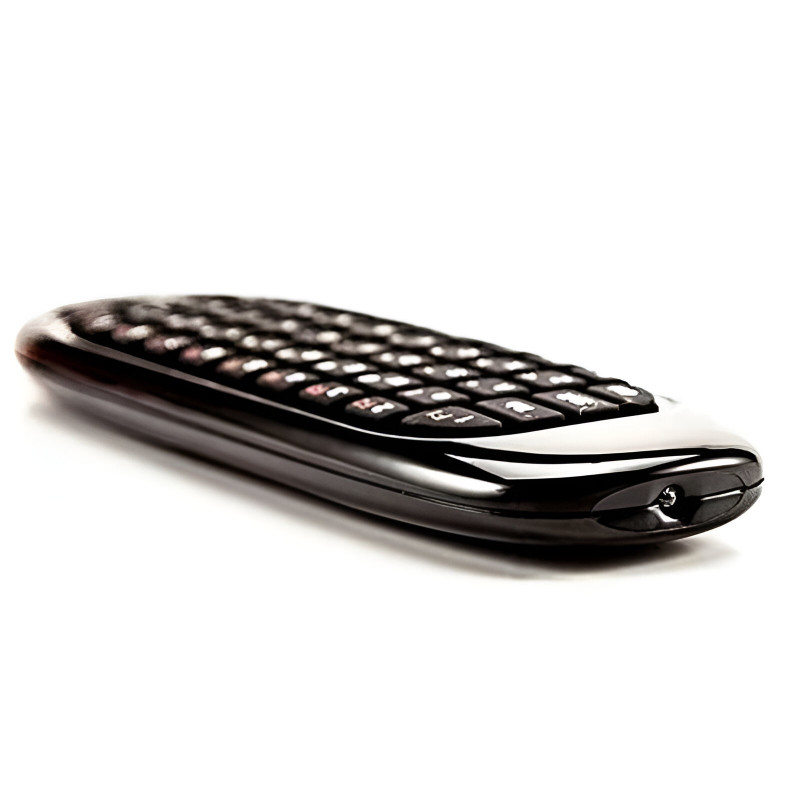 Air Mouse Sans Fil Avec Clavier Rechargeable Noir En Tunisie