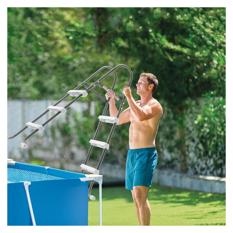 Piscine Tubulaire Intex Frame Junior rectangulaire 2,20 x 1,50 x 0,60 m Bleu en Tunisie
