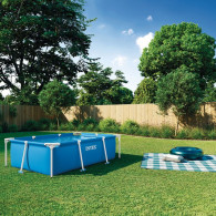 Piscine Tubulaire Intex Frame Junior rectangulaire 2,20 x 1,50 x 0,60 m Bleu en Tunisie