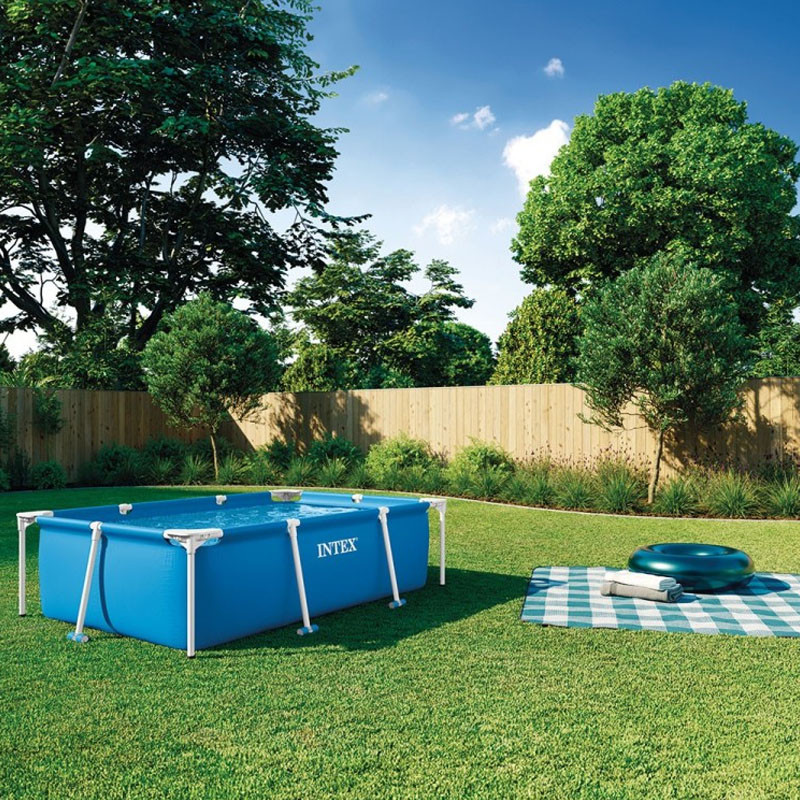 Piscine Tubulaire Intex Frame Junior rectangulaire 2,20 x 1,50 x 0,60 m Bleu en Tunisie