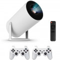 Mini Projecteur Portable 4K - Vidéoprojecteur Intelligent 200 ANSI avec WiFi 6, BT 5.0, 130 Pouces, Video Projecteur Retournement à 180 Degrés, Auto Mini Projecteur Portable 4K - Vidéoprojecteur Intelligent 200 ANSI avec WiFi 6, BT 5.0, 130 Pouces, Video Projecteur Retournement à 180 Degrés, Auto