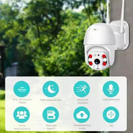 Caméra De Surveillance Extérieur Jortan JT-8271QJ Smart 2MP Wifi Blanc En Tunisie Caméra De Surveillance Extérieur Jortan JT-8271QJ Smart 2MP Wifi Blanc En Tunisie