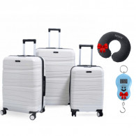 Set De Trois Valises Titou Avec Afficheur Gris en Tunisie