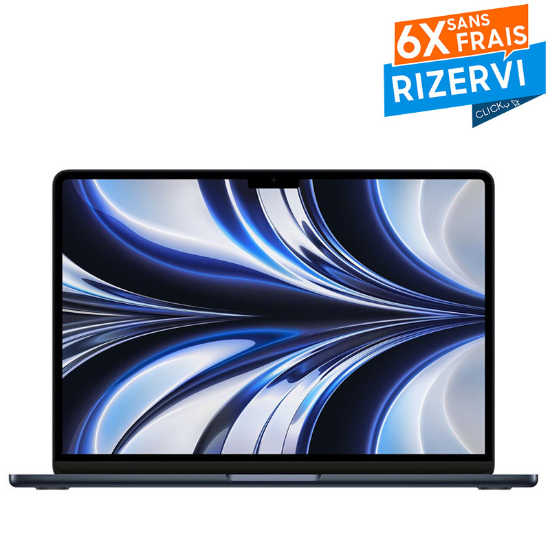 Apple MacBook Air M2 13" 16Go 256Go SSD Midnight en Tunisie Apple MacBook Air M2 13" 16Go 256Go SSD Midnight en Tunisie